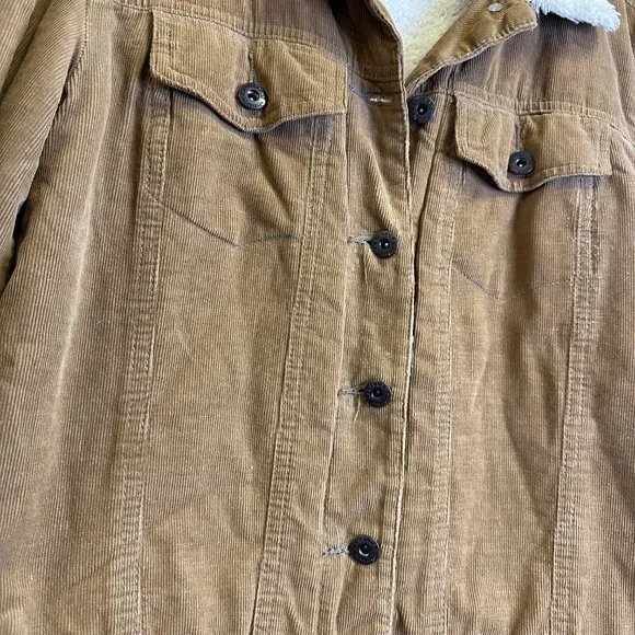 Magellan Sportswear Corduroy Light Brown Women's Medium - Picture 4 of 8